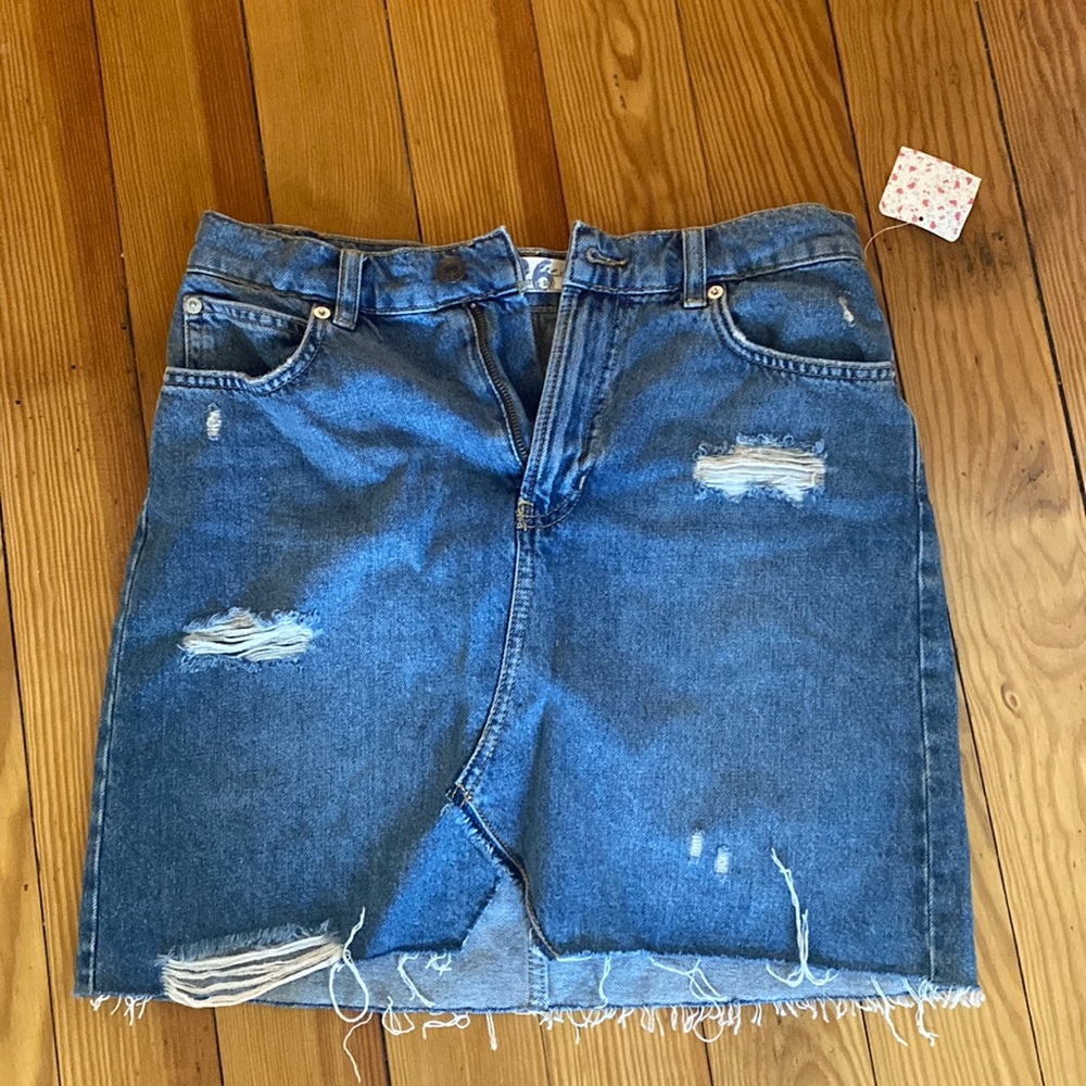 jean skirt